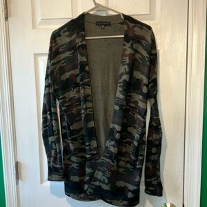 Camouflage Open Cardigan sanctuary medium